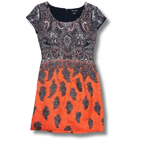 CLUB MONACO Women’s Paisley Short Dress - Size 2 [Small] - Picture 2 of 5